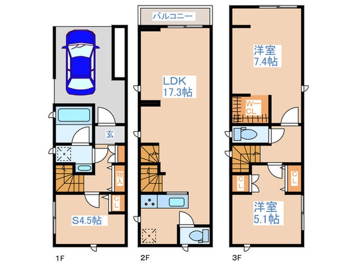 Kolet阿佐ヶ谷♯05の物件間取画像