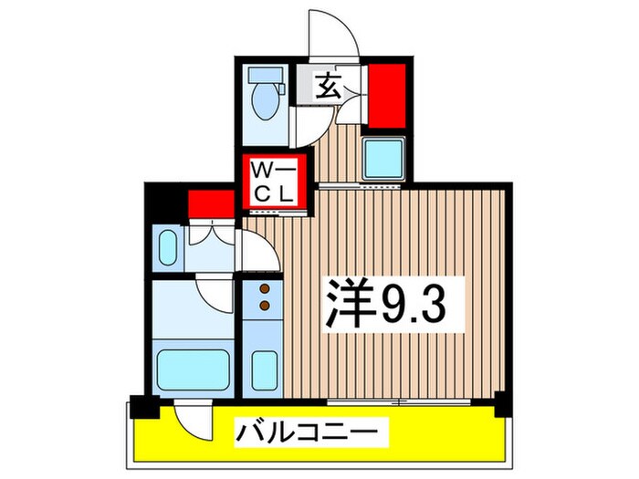 ﾊﾟｰｸｱｸｼｽ菊川ｽﾃｰｼｮﾝｹﾞｰﾄの物件間取画像