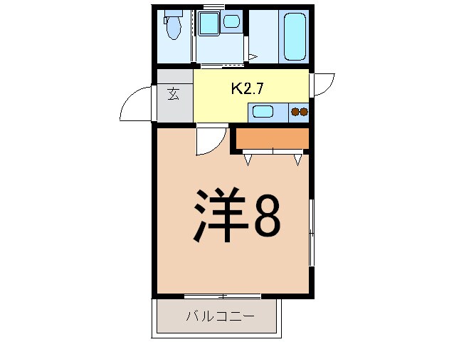 ミタハイツの物件間取画像