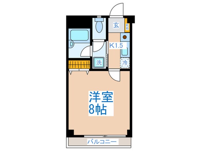 パ－クテラス参宮橋の物件間取画像