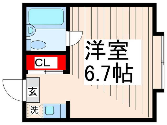 パ－クサイドハウスの物件間取画像