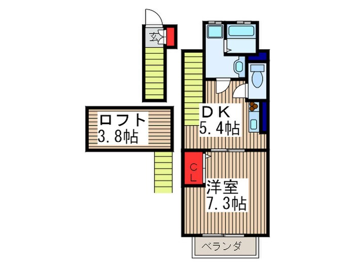 誉蔵弐番館の物件間取画像