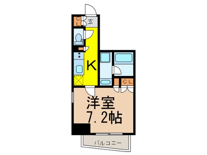 ﾌﾟﾗｳﾄﾞﾌﾗｯﾄ清澄白河Ⅱの物件間取画像