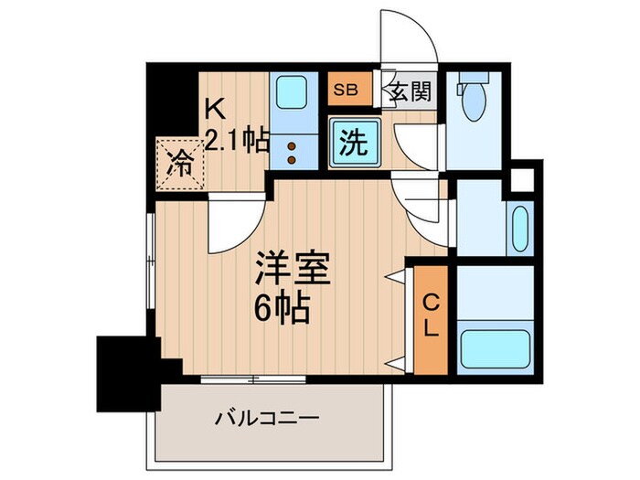 SS.FLAT北品川の物件間取画像