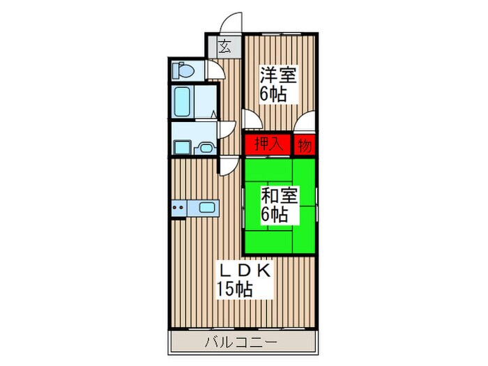 エクセレントピアの物件間取画像