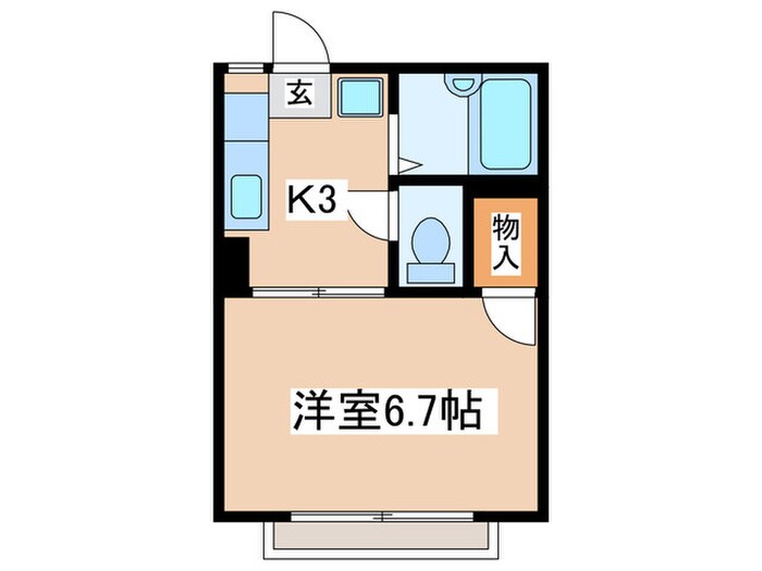 玉学サンパル木倉の物件間取画像