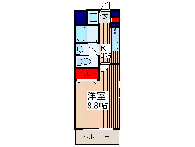 プレスティ－ジュの物件間取画像