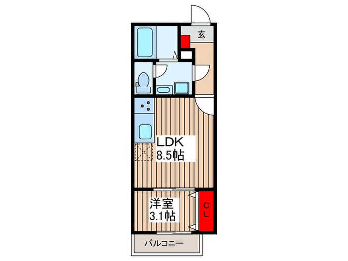 Arietta　TAKINISHIの物件間取画像