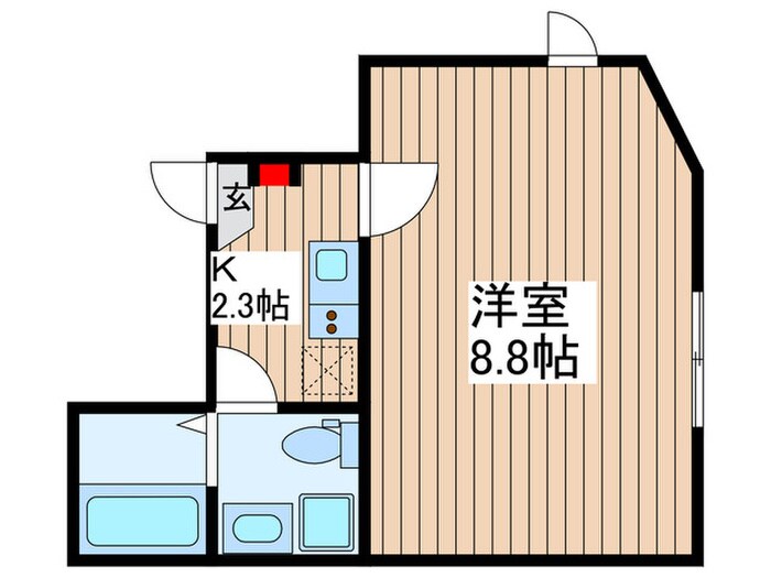 スワンハイム曳舟の物件間取画像