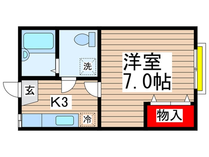 ヒルコ－ト東中山の物件間取画像