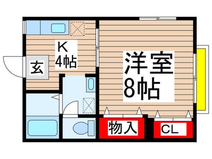 ヒルコ－ト東中山の物件間取画像