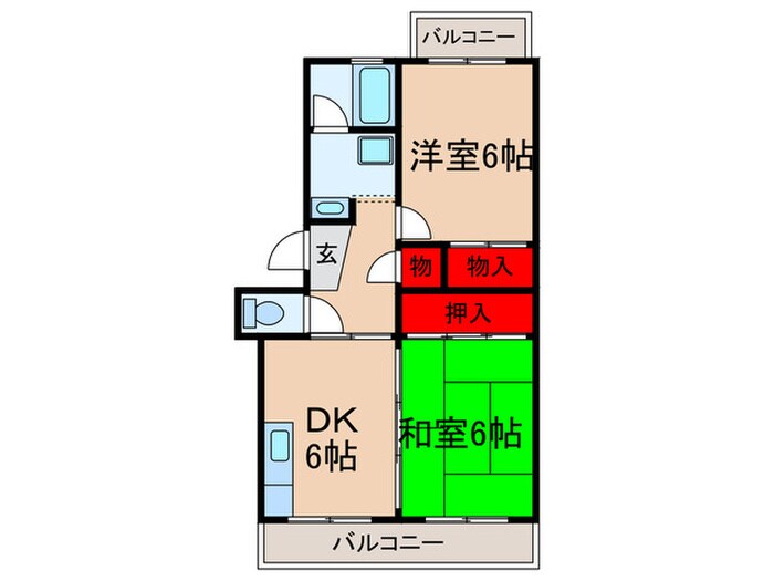 物件間取画像