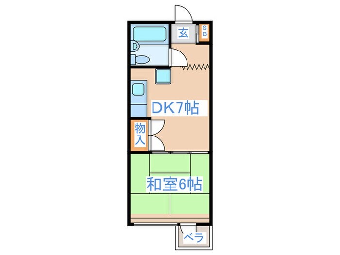 西新宿ハイホ－ム(207)の物件間取画像
