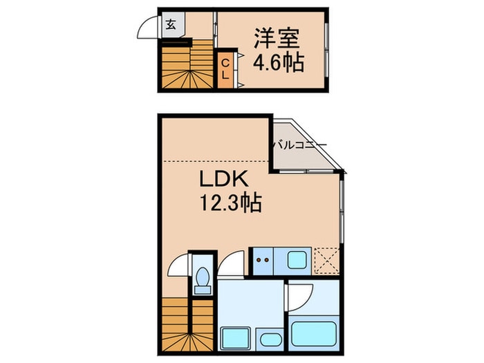 ＨＪ　ＰＬＡＣＥ　ＯＴＳＵＫＡの物件間取画像