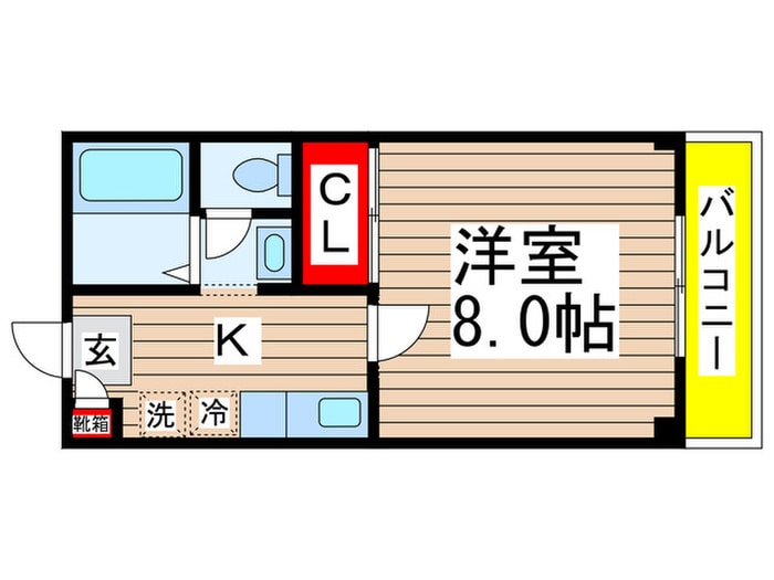 セブンスアベニューの物件間取画像