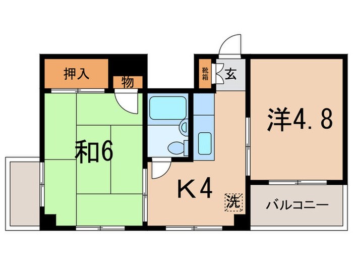 市川ホームズの物件間取画像