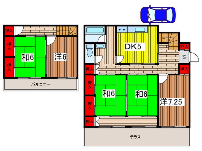 三橋４丁目Y様戸建の物件間取画像