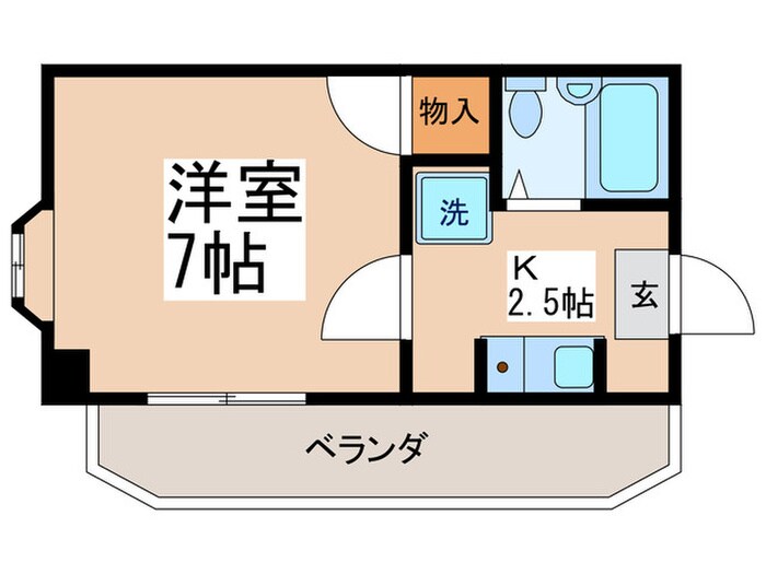 グリーンハウスの物件間取画像