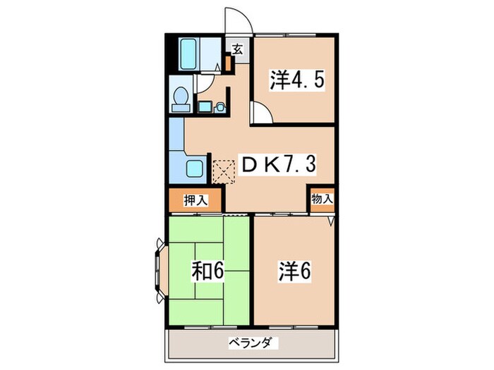 ラフィナートＴＡＤＡＯの物件間取画像