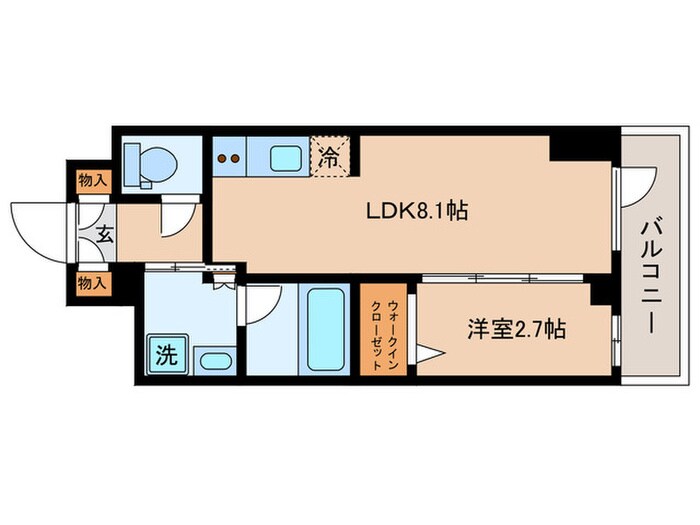 ｼｰｽﾞﾝﾌﾗｯﾂ高田馬場ﾘﾊﾞｰｻｲﾄﾞｻｳｽの物件間取画像