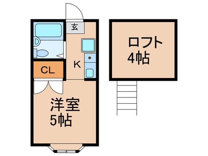 ヒルトップ若宮の物件間取画像