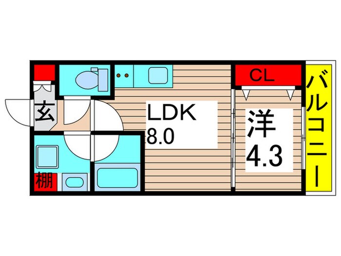 ＮＥＯグレイス綾瀬の物件間取画像