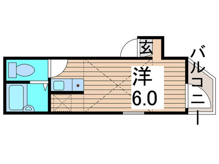 シエスタ堀切の物件間取画像