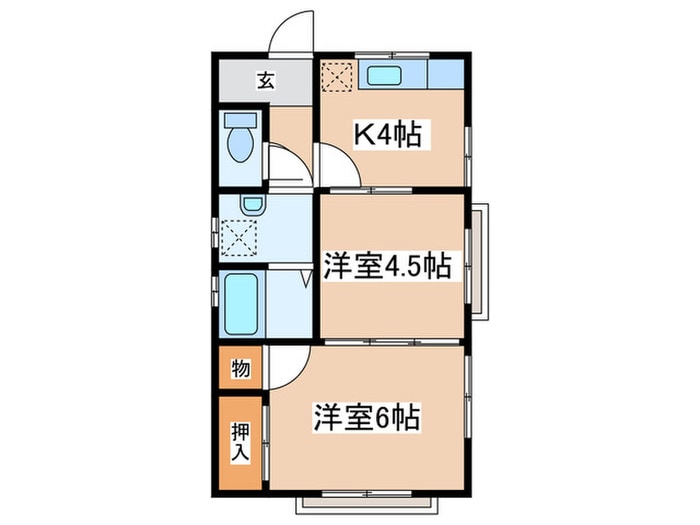 ブロンメゾン田中の物件間取画像