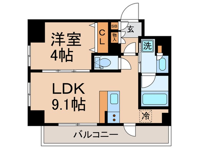 クレヴィアリグゼ中野新井薬師の物件間取画像