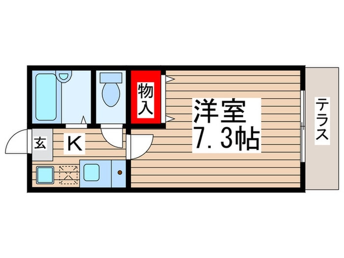 プレステージ幕張の物件間取画像