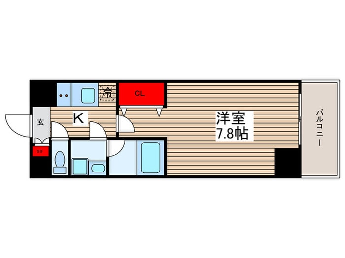 メインステージ水天宮前(301)の物件間取画像