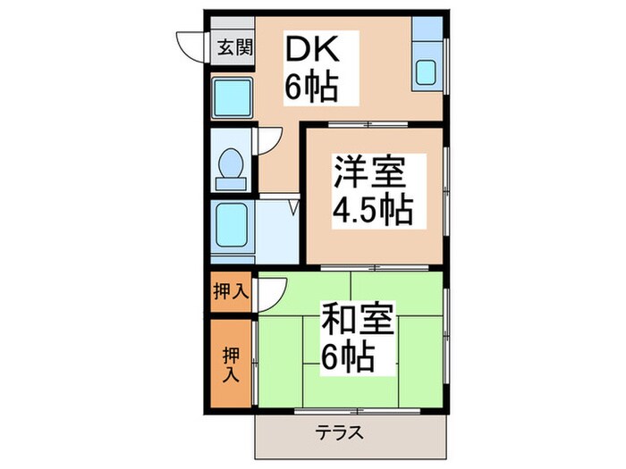 あざみざわコ－ポの物件間取画像