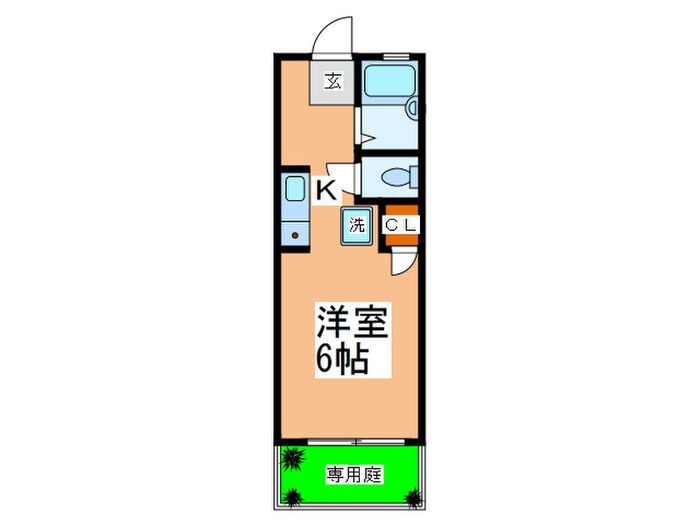 ルセアン古渕の物件間取画像