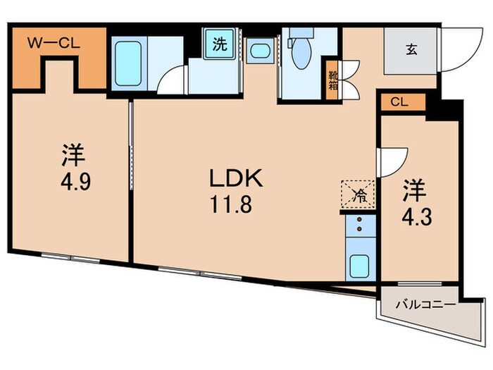 CREAL学芸大学の物件間取画像