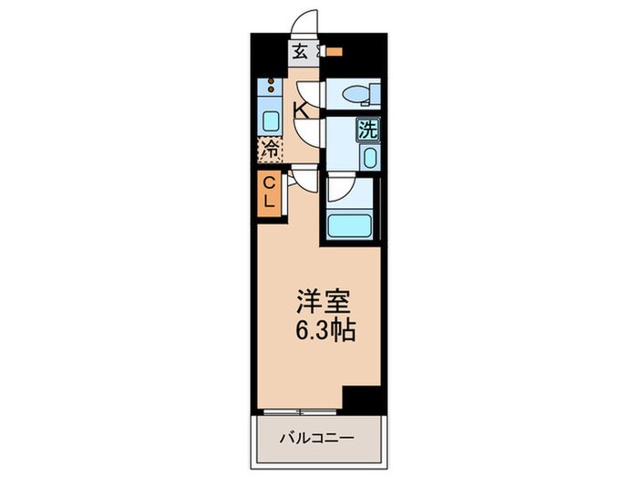 ディームス品川南の物件間取画像