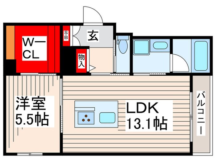 PARK GARDEN NISHIKASAIの物件間取画像