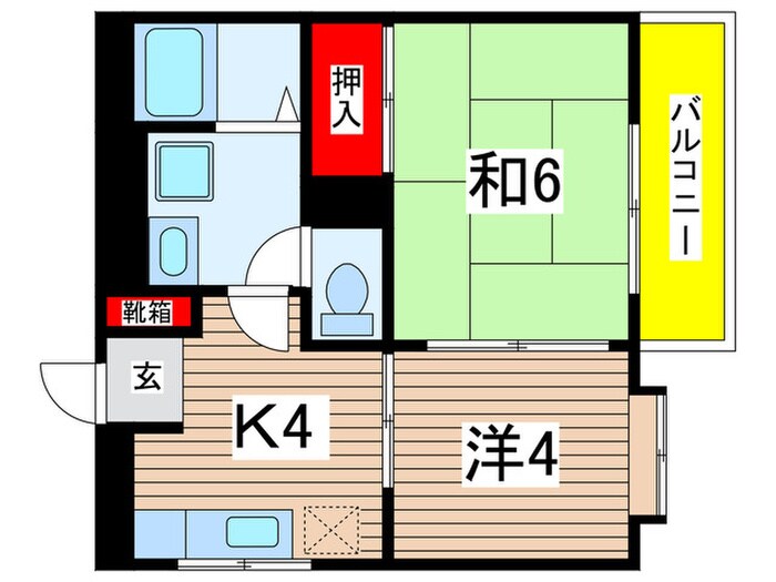 ヴィラージュ大神の物件間取画像