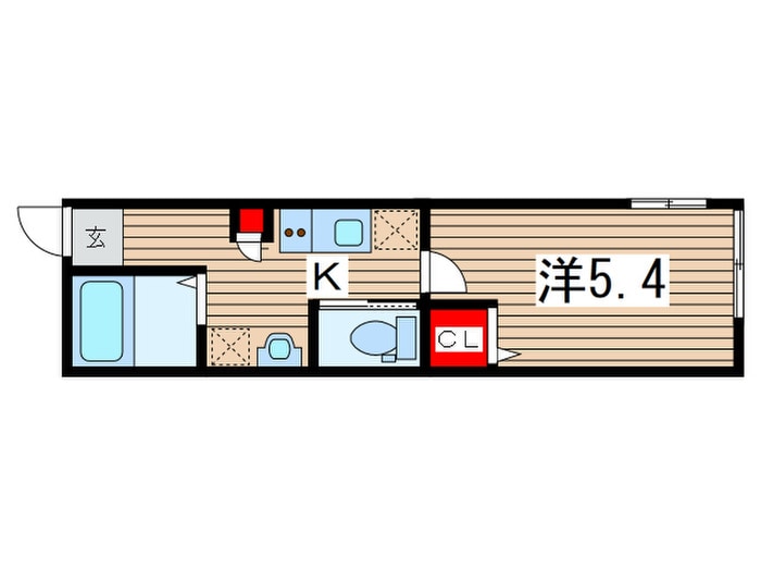 フォレスタ千葉の物件間取画像