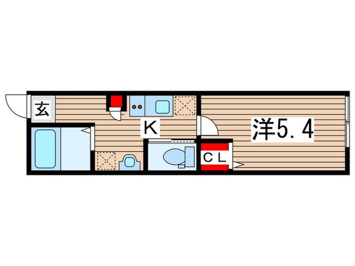 フォレスタ千葉の物件間取画像