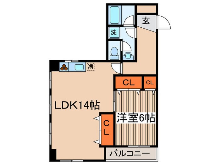 ｳﾞｪﾗﾊｲﾂ第２東府中陣屋(1101)の物件間取画像