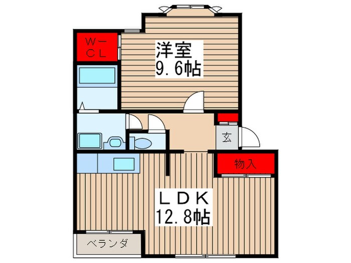 ブリリアント・ハイムの物件間取画像