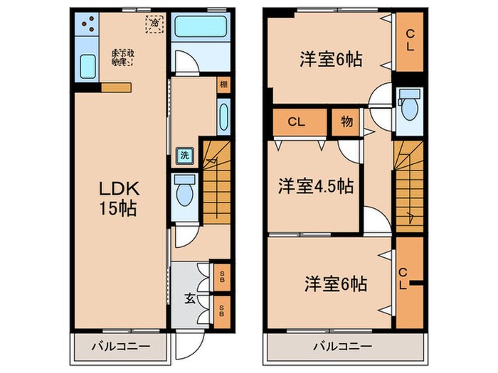 ディアコート新宿の物件間取画像