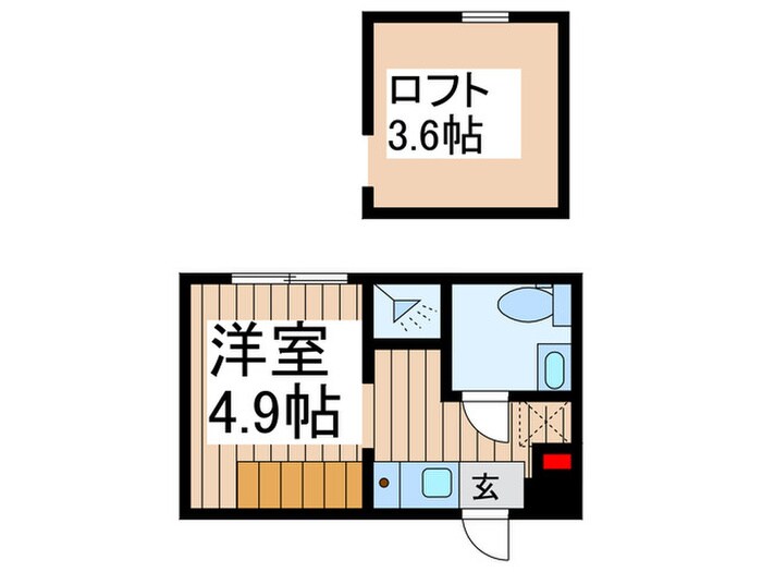 エスポワール千住大橋の物件間取画像