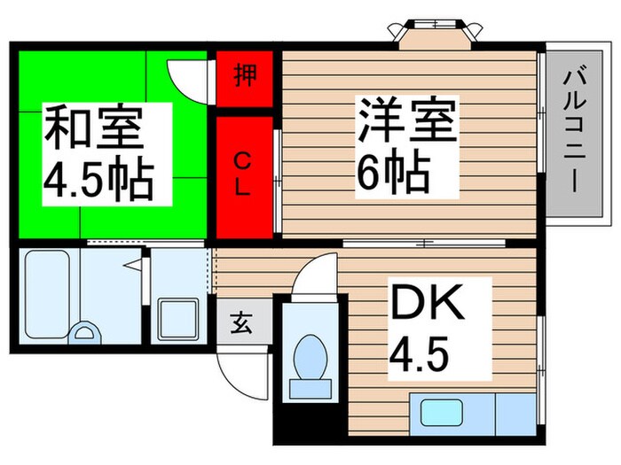 物件間取画像