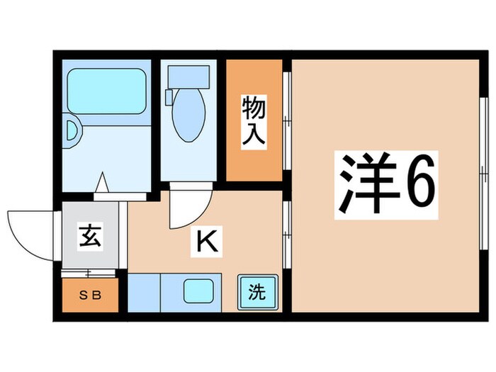 ロジュマン久米川の物件間取画像