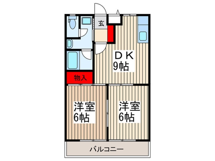 サン・ピエスの物件間取画像