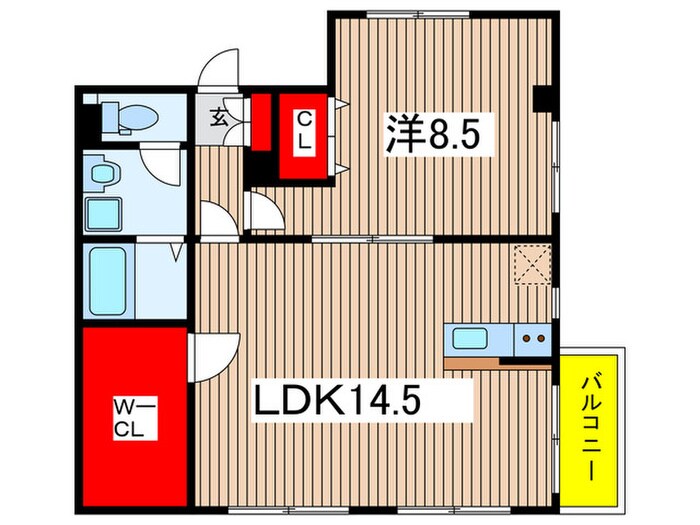 メゾン・ル－チェの物件間取画像