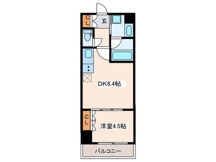 ジオエント横浜の物件間取画像