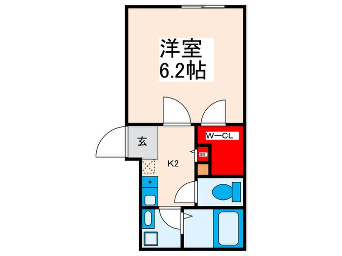 IXO町屋の物件間取画像