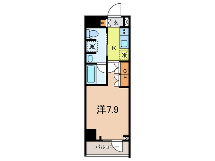 アジールコート品川中延サウスの物件間取画像